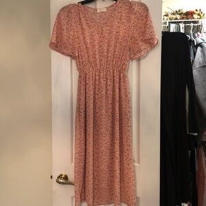 Orange Creek Pink Floral Dress
